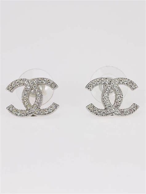 ebay chanel clip earrings|chanel swarovski earrings.